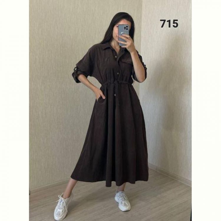 Купить Платье FSN 715-1 brown на obuv-plus.com.ua