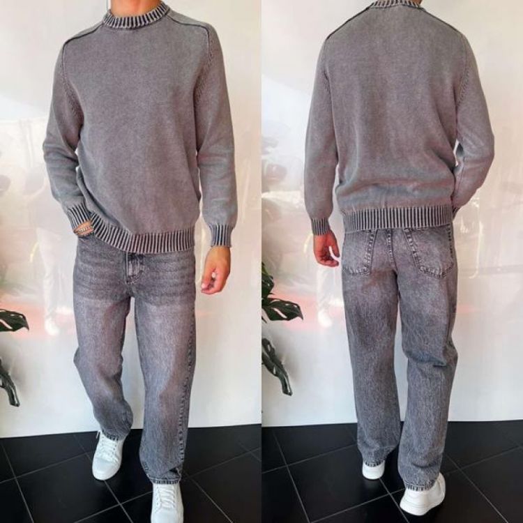 Купить Свитер i8denim 2383 grey на obuv-plus.com.ua