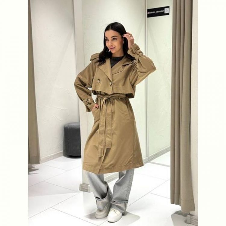 Купить Пальто i8denim Women TB122 d.beige на obuv-plus.com.ua