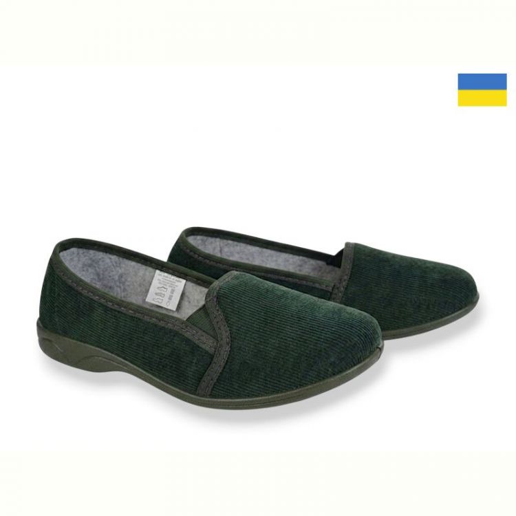 Купить Тапочки Kredo 14-106 зелений на obuv-plus.com.ua