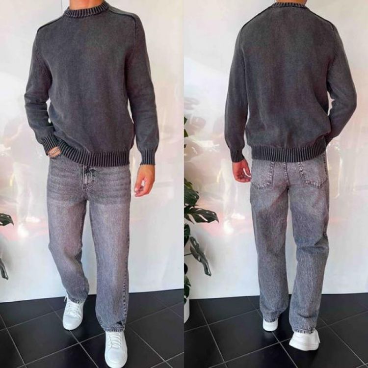 Купить Свитер i8denim 2382 grey на obuv-plus.com.ua