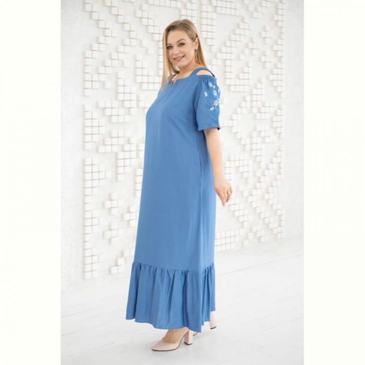 Купить Платье Romeo life RL1007 l.blue на obuv-plus.com.ua