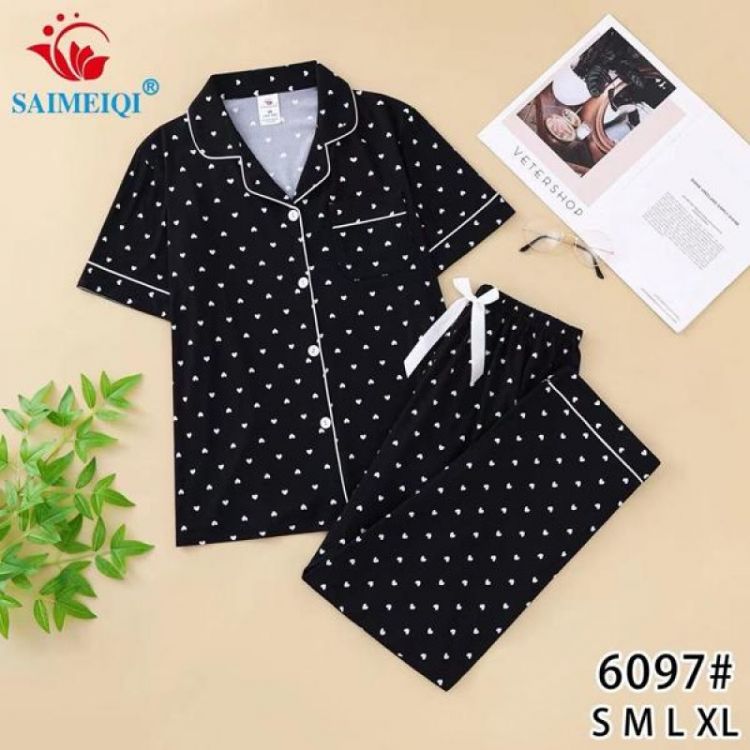 Купить Пижама Estima 6097 black на obuv-plus.com.ua