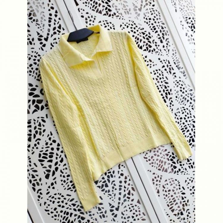 Купить Кофта Lora LR1057 yellow на obuv-plus.com.ua