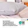Купить Наволочка IDEIA 40х140 см сатин 100% хлопок, премиум качество, на молнии, для ортопедической подушки, серая на obuv-plus.com.ua