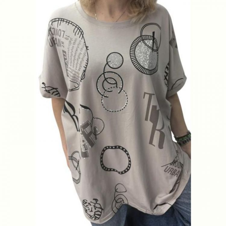 Купить Футболка LeVisha 26014 grey на obuv-plus.com.ua