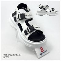Купить Босоножки Apawwa ApB-N1385P white-black на obuv-plus.com.ua