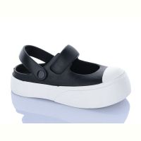 Купить Кроксы QQ Панда 9999 black на obuv-plus.com.ua