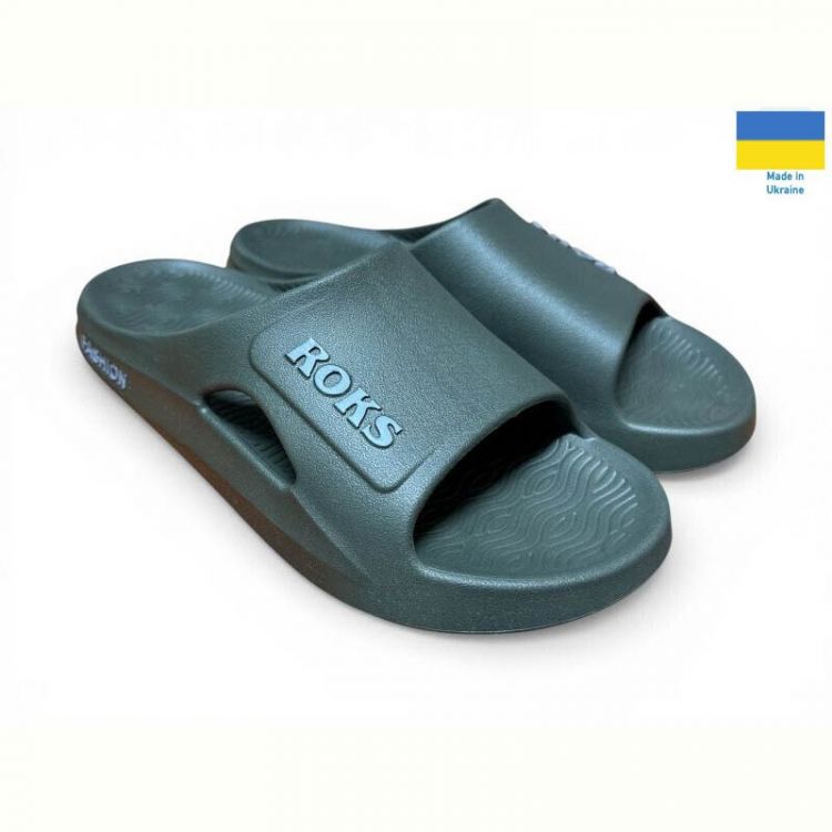 Купить Шлепанцы Roksol 511-17 хакі на obuv-plus.com.ua