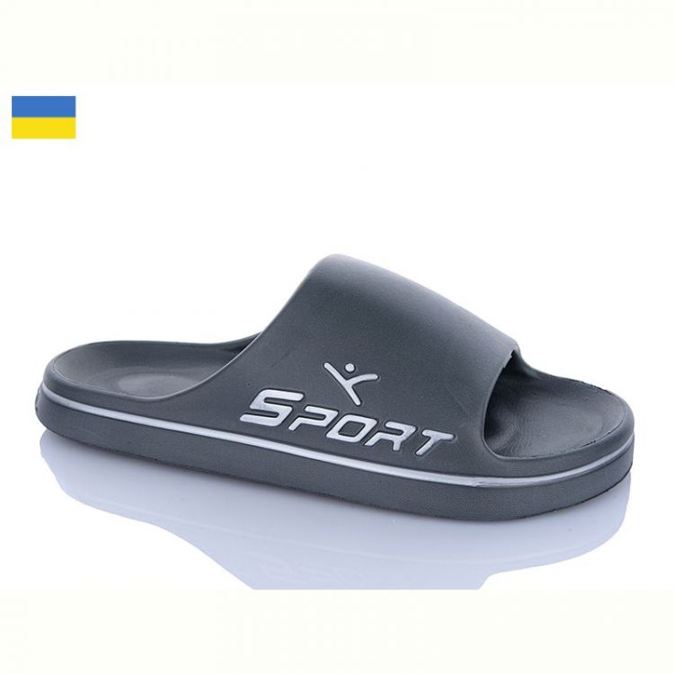 Купить Шлепанцы Gipanis 403 графіт на obuv-plus.com.ua