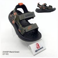Купить Босоножки Apawwa ApB-Z2430P green-black на obuv-plus.com.ua