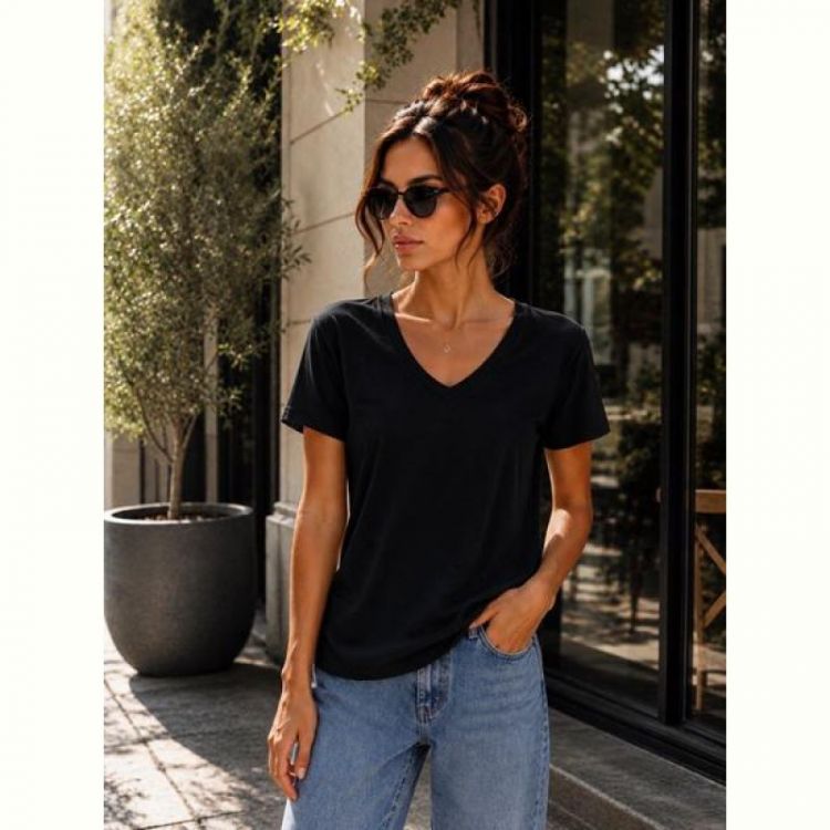 Купить Футболка New Season F1712 black на obuv-plus.com.ua