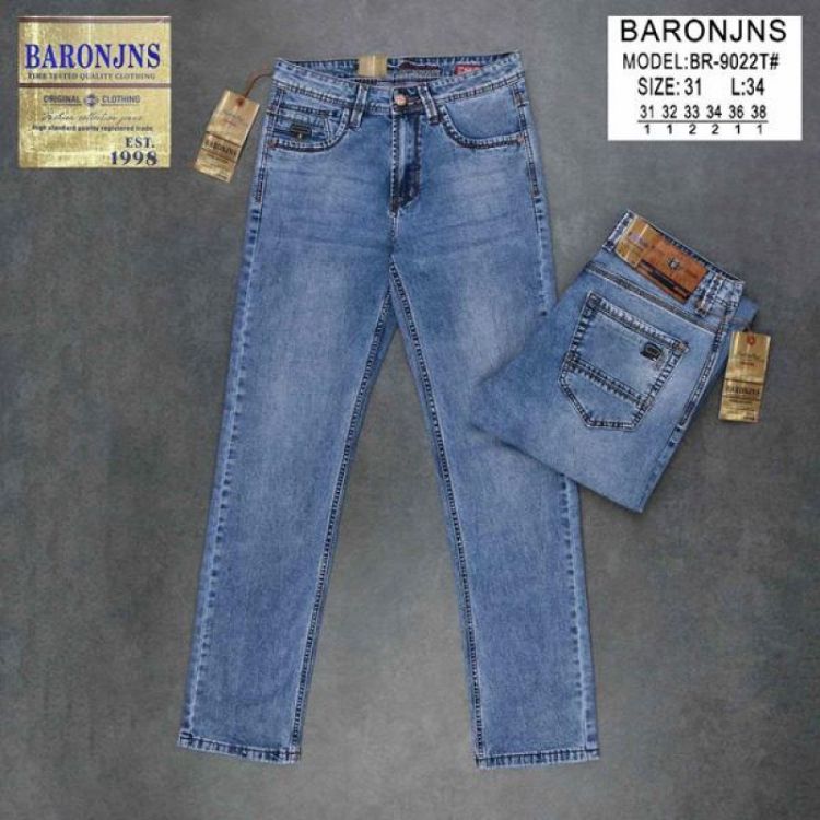 Купить Джинсы God Baron BR9022 blue на obuv-plus.com.ua