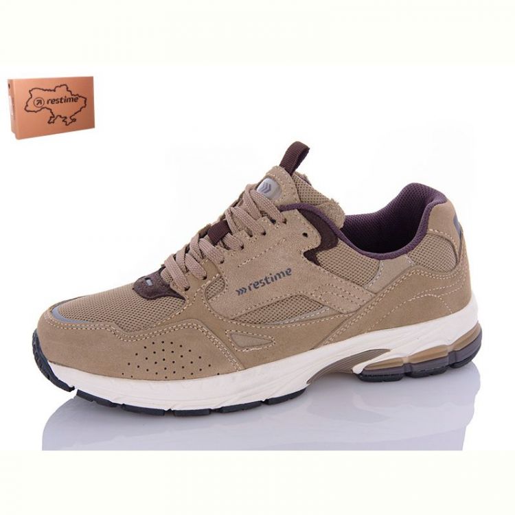 Купить Кроссовки Restime HMB24068 brown на obuv-plus.com.ua