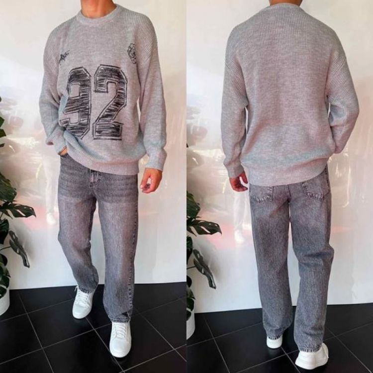 Купить Свитер i8denim 2379 grey на obuv-plus.com.ua