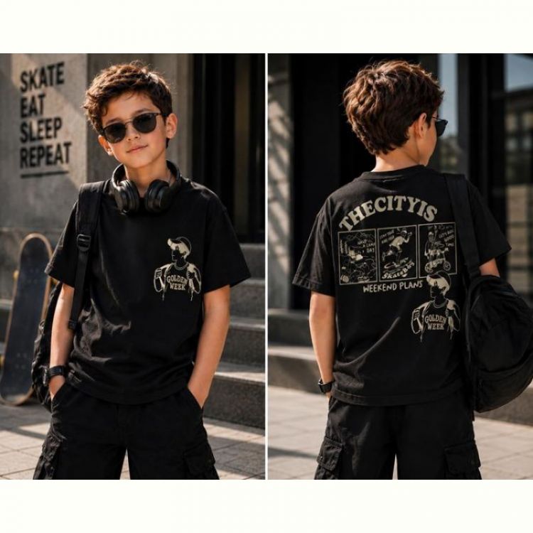 Купить Футболка Major 3712 black на obuv-plus.com.ua