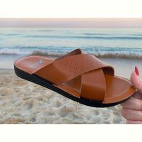 Купить Шлепанцы Demur MKD1387 camel на obuv-plus.com.ua