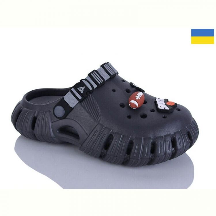 Купить Кроксы Malibu 6770 сірий на obuv-plus.com.ua