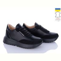 Купить Кроссовки A.N.I.One 5074-55 чорний шкіра на obuv-plus.com.ua