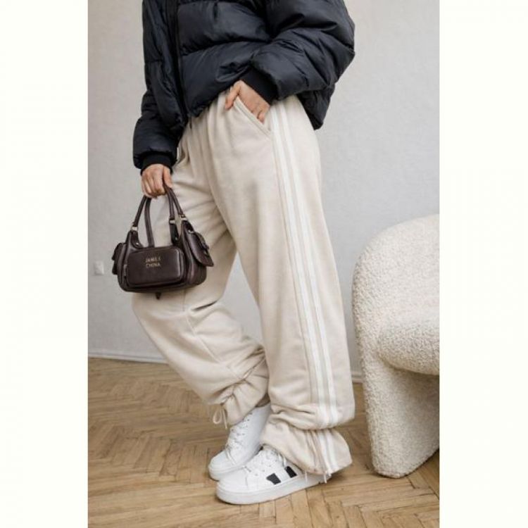 Купить Штаны спорт Arina 1699 beige на obuv-plus.com.ua