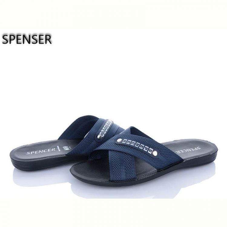 Купить Шлепанцы Spencer 0301 синій на obuv-plus.com.ua