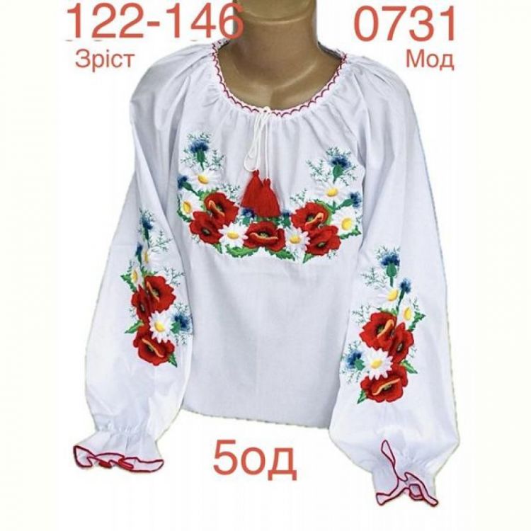 Купить Вышиванка Надийка ND879-0731 white на obuv-plus.com.ua