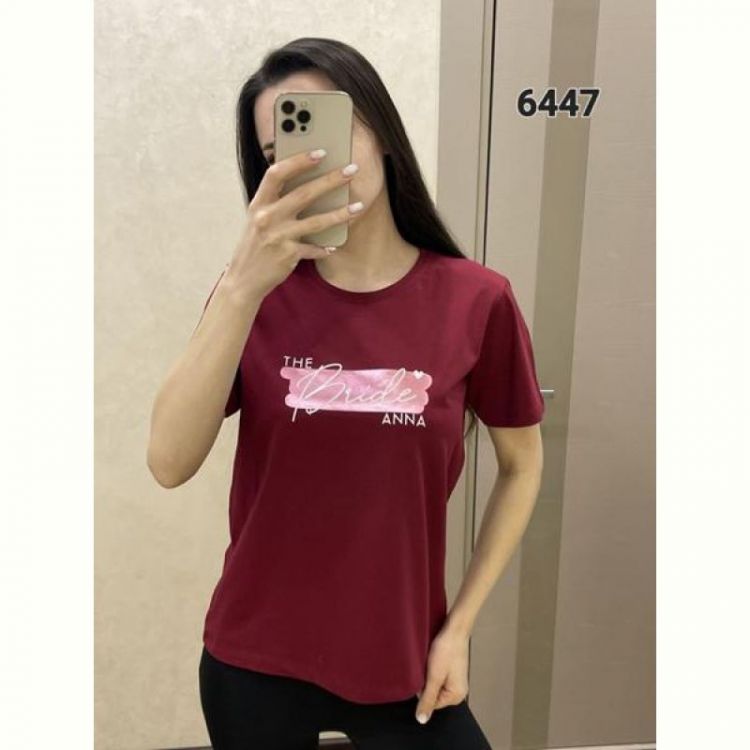 Купить Футболка FSN 6447 wine на obuv-plus.com.ua