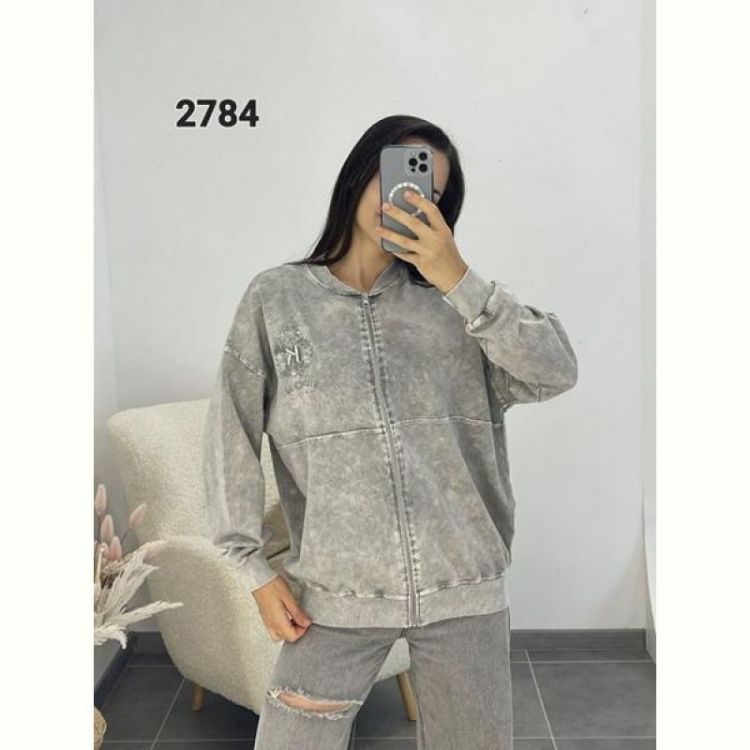 Купить Кофта спорт FSN 2784 grey на obuv-plus.com.ua