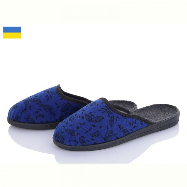Купить Тапочки Vladimir Луцьк N8 синій листок на obuv-plus.com.ua
