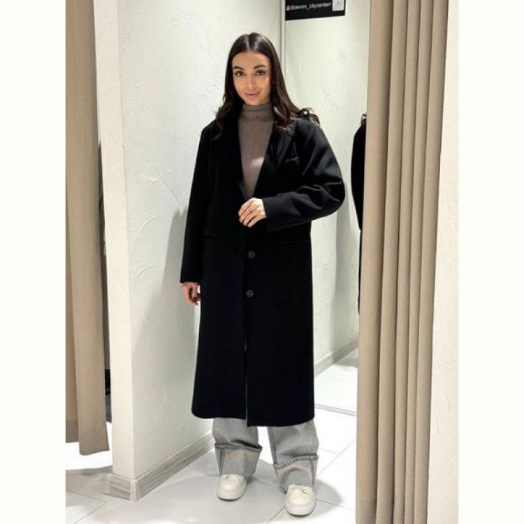 Купить Пальто i8denim Women TB116 black на obuv-plus.com.ua