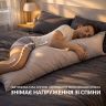 Купить Подушка с наволочкой 40х140 см ортопедическая IDEIA  для отдыха и сна с молнией антиаллергенная на obuv-plus.com.ua