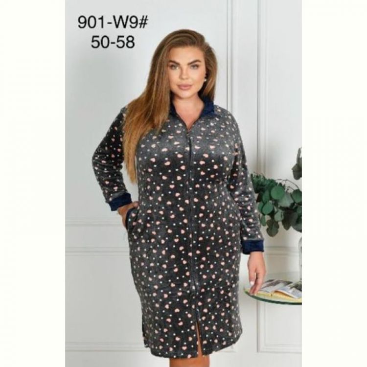 Купить Халат Romeo life RL901-W9 grey на obuv-plus.com.ua