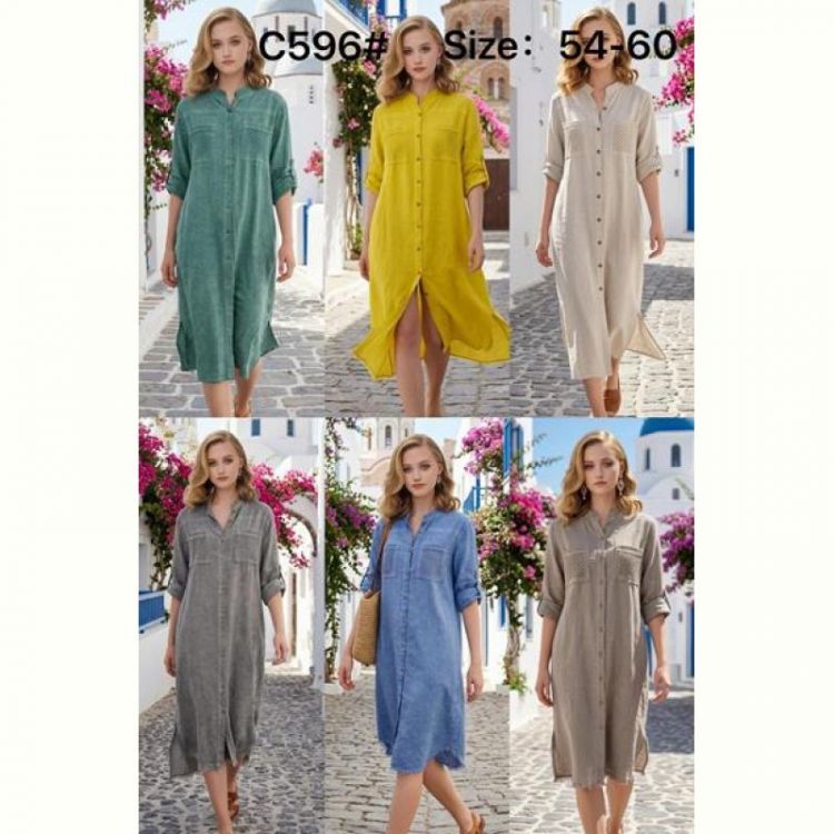 Купить Платье Estima C596 green на obuv-plus.com.ua