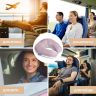 Купить Подушка рогалик 32х32 см Travel для шеи и головы IDEIA для путешествий серо/белый на obuv-plus.com.ua