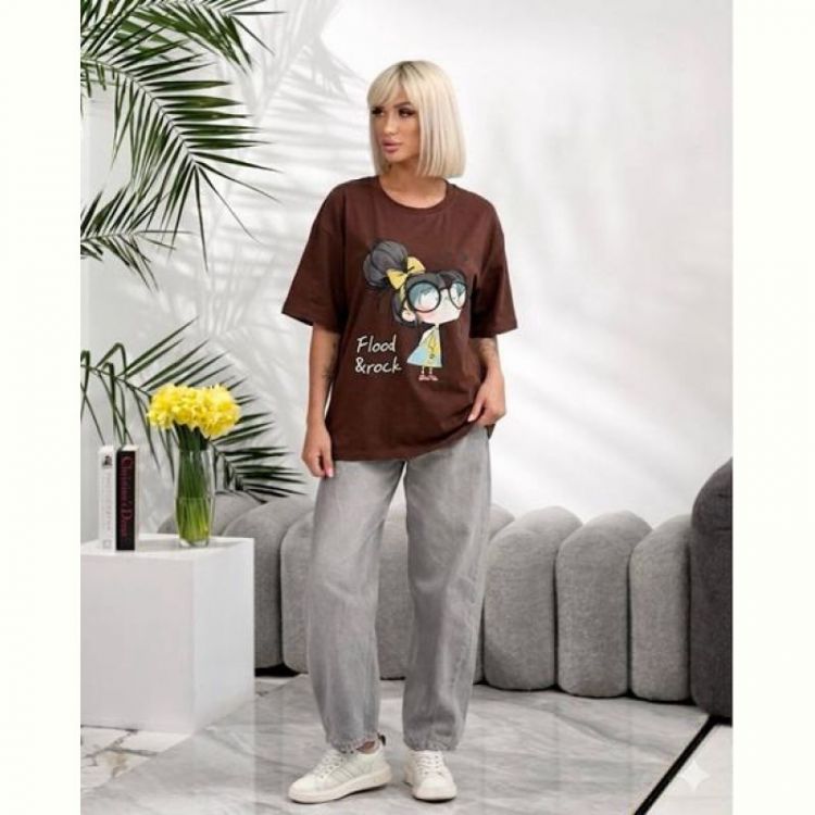 Купить Футболка Lelis 1060-25 brown на obuv-plus.com.ua