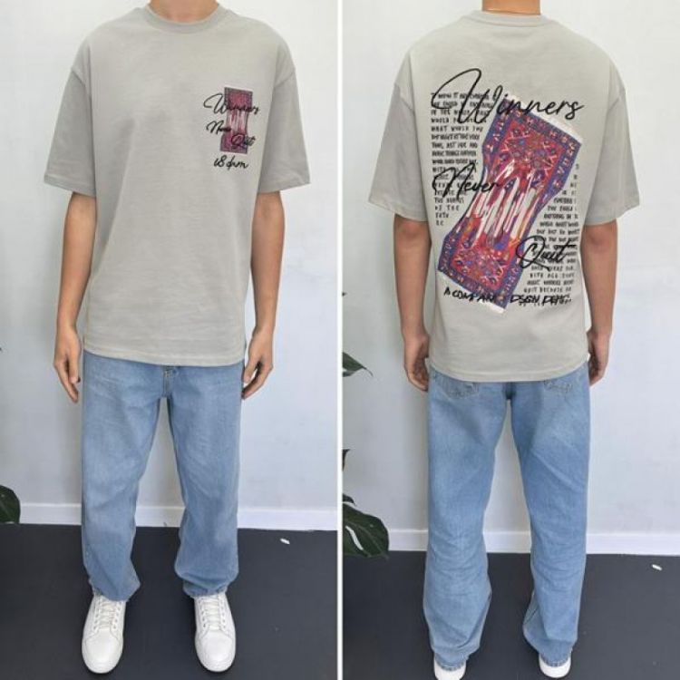 Купить Футболка i8denim 90579 grey на obuv-plus.com.ua
