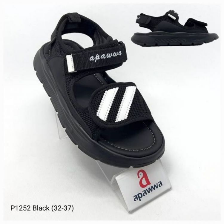 Купить Босоножки Apawwa ApB-P1252 black на obuv-plus.com.ua