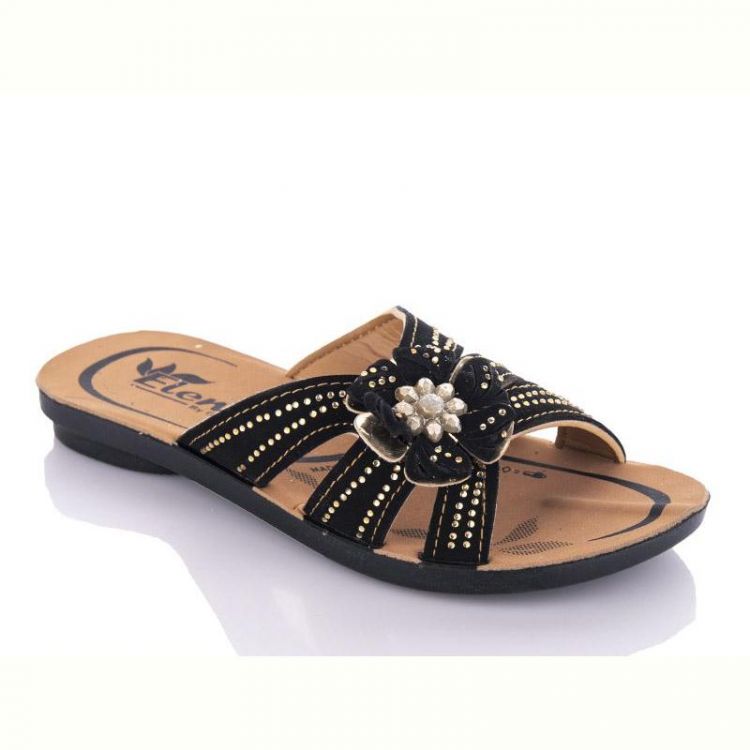Купить Шлепанцы Malibu Aelena1 black на obuv-plus.com.ua