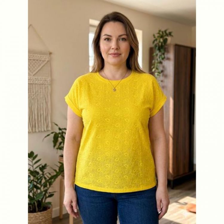 Купить Футболка LeVisha 25043-1 yellow на obuv-plus.com.ua