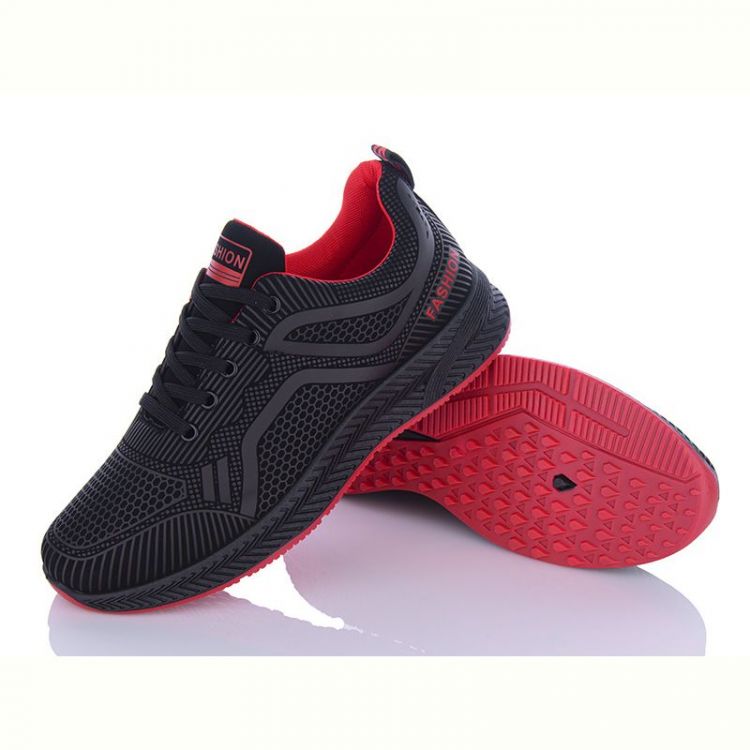 Купить Кроссовки Wonex 197-142 black-red на obuv-plus.com.ua
