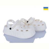 Купить Кроксы Progress 156-2 білий на obuv-plus.com.ua