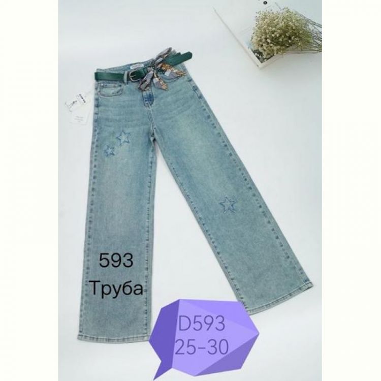 Купить Джинсы NewJeans D593 l.blue на obuv-plus.com.ua