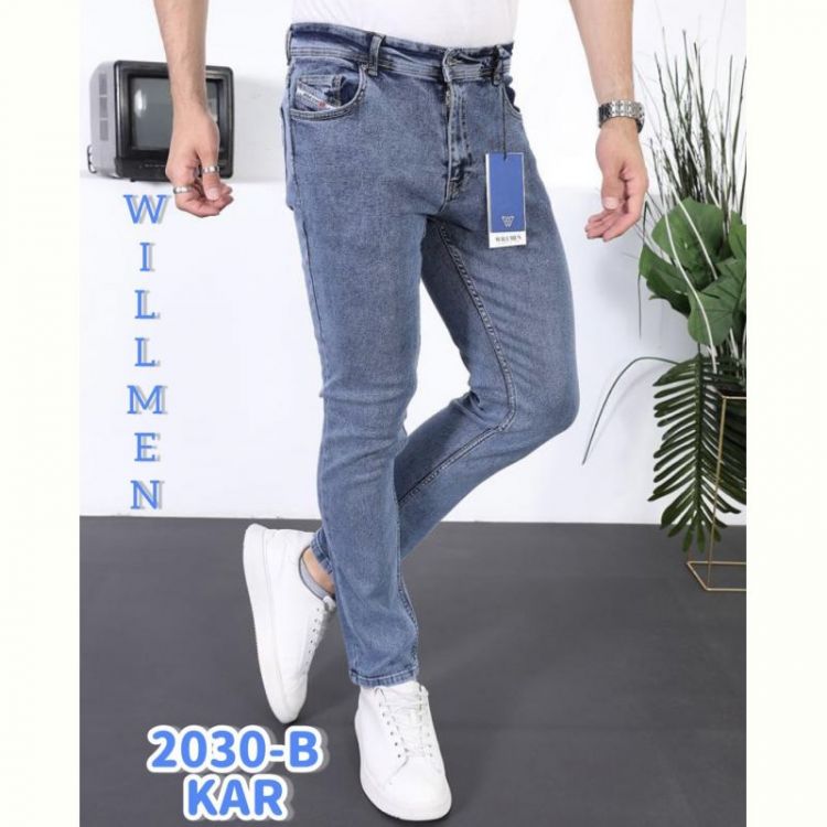 Купить Джинсы God Baron 2030-B-1 blue на obuv-plus.com.ua