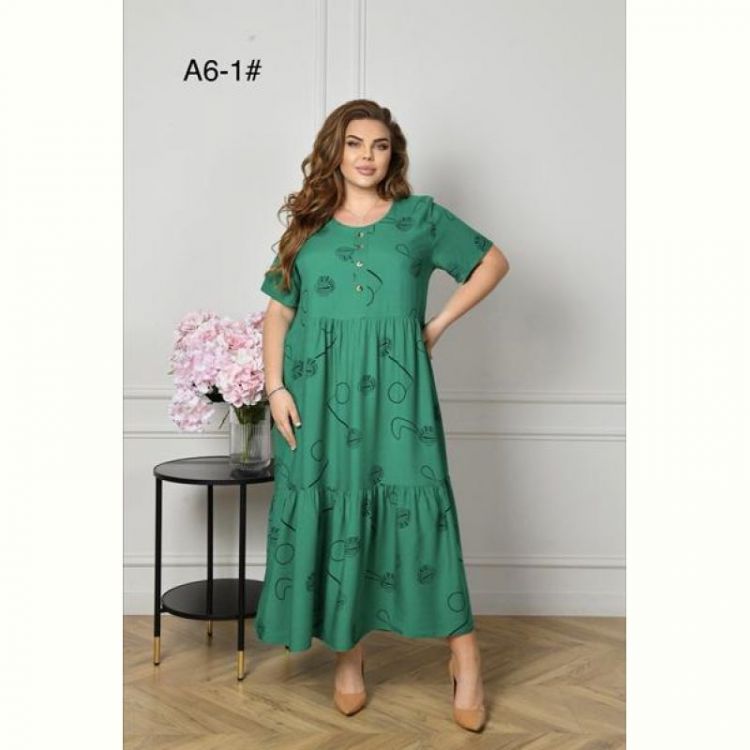 Купить Платье Romeo life A6-1 green на obuv-plus.com.ua