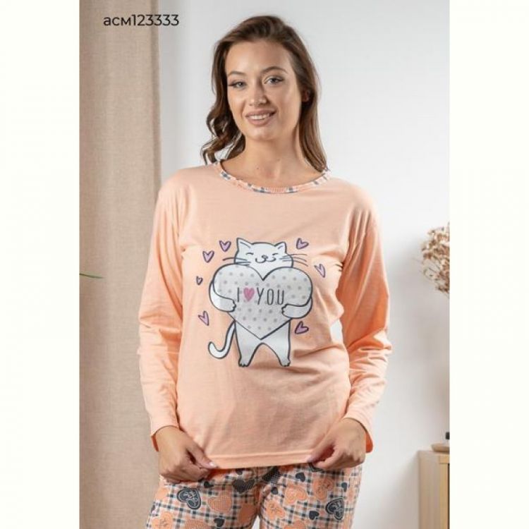 Купить Пижама Vehuiah 123333 peach на obuv-plus.com.ua