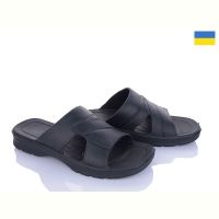 Купить Шлепанцы Ds DS П14 чорний товста  на obuv-plus.com.ua