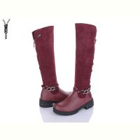 Купить Сапоги Lilin ALR05-6A wine-red на obuv-plus.com.ua