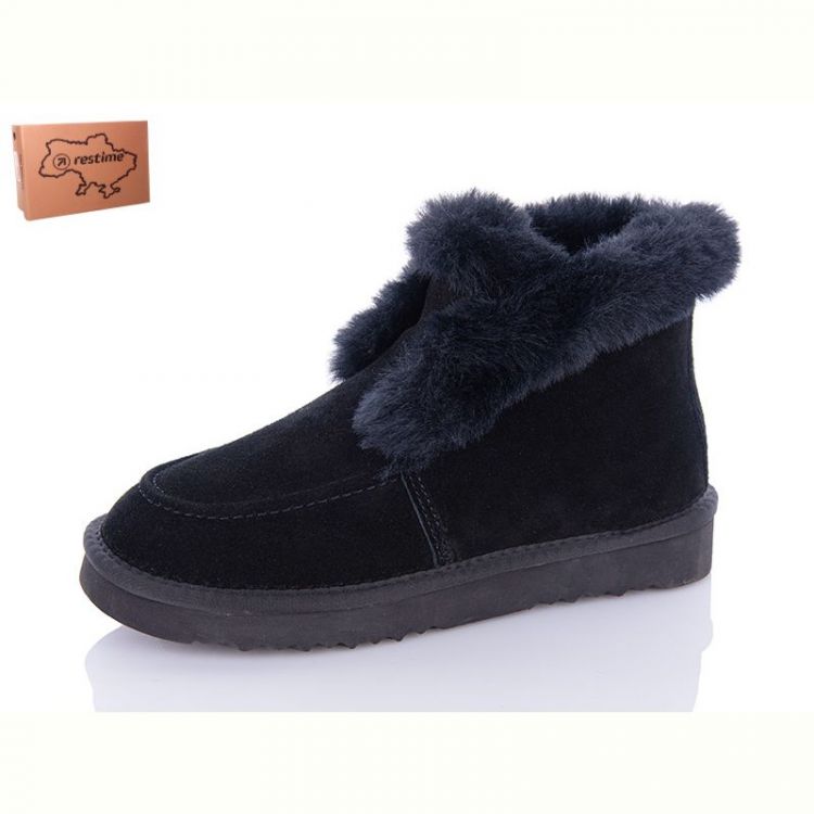 Купить Угги Restime YWZ23004 black на obuv-plus.com.ua