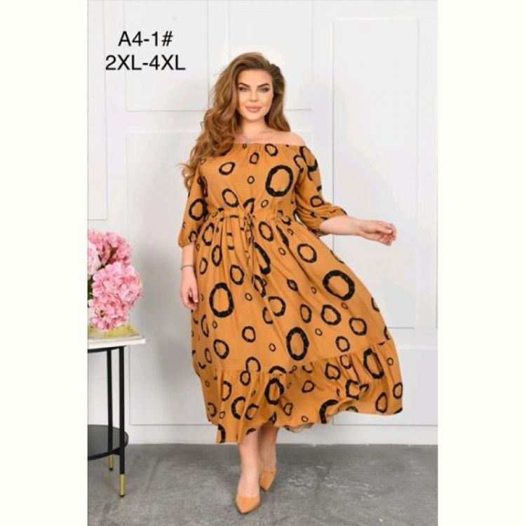 Купить Платье Romeo life A4-1 orange на obuv-plus.com.ua