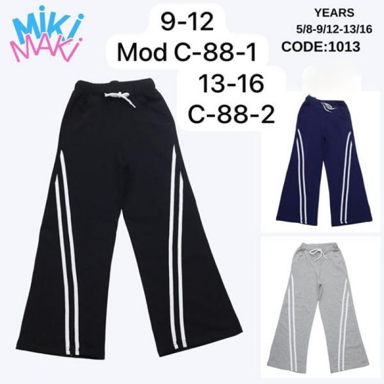 Купить Штаны спорт Miki Maki C88-1 black на obuv-plus.com.ua